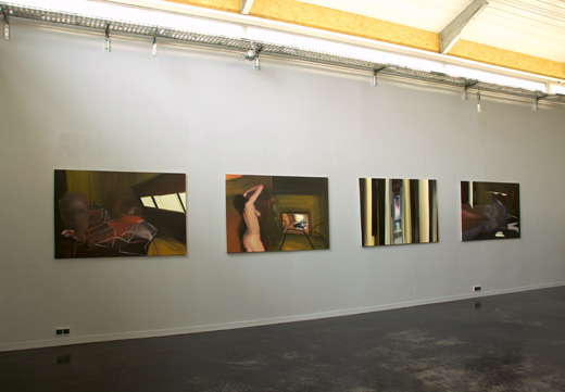 to be continued, 2010, huile sur toile, 97 x 146 cm.